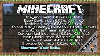 Server Tab Info Mod 1.18.1 & Tutorial Downloading And Installing For Minecraft