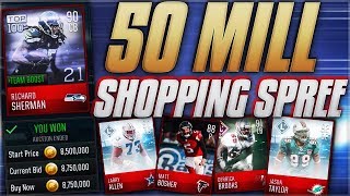 50 MILL SHOPPING SPREE! Madden Mobile 18