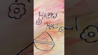 #Happy Holi drawing with me please subscribe