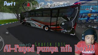 Crash‼️ditikungan tajam // BUSSID v 371 rute MALANG-WONOGIRI Obb dan Grafik HD