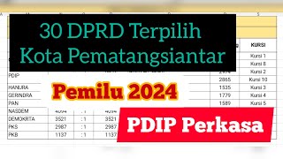 Anggota DPRD Kota Pematangsiantar Hasil Pemilu 2024