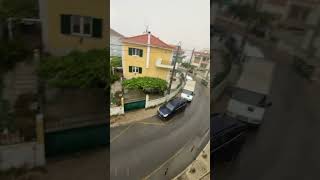 Heavy rain and thunderstorm in Lisbon, Portugal, May 2023