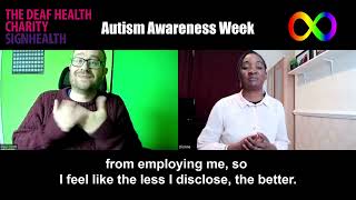 Did you disclose your autism diagnosis at your applications and interview?