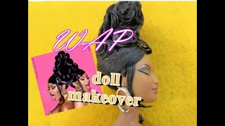 Cardi B - "WAP" Inspired - Doll Makeover