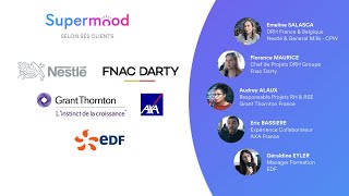 Supermood selon ses clients (Fnac Darty, Axa, Nestlé, EDF, Grant Thornton)