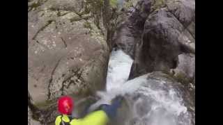 Tobogán Barranc Gorgues de Nuria caudal Alto por David " No Sin Agua "