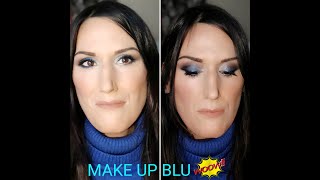 TUTORIAL MAKE UP BLU! WOW!  e....PRESENTAZIONE PRODOTTI UTILIZZATI!