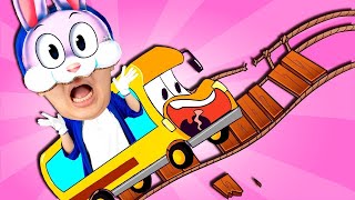 Колеса у автобуса | Wheels On The Bus | Развивающие Песенки Для Малышей | Bunny Boom