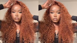 Auburn Deep Wave Wig | Start to Finish Install & Styling | ft. Alipearl Hair