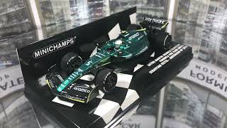 Minichamps 1/43 Sebastian Vettel Aston Martin AMR22 Mercedes-AMG M13 #5 Australian GP 2022