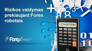 Rizikos valdymas prekiaujant Forex robotais