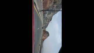 Driving downhill Al-Hadaa Road Taif