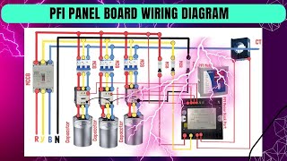 PFI Panel Board Wiring Diagram | PFI Circuit Diagram | PFI Relay | PFC Relay