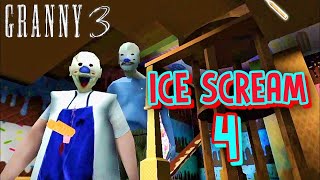 Granny 3 In Ice Scream 4 Mod