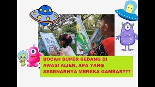 Bocah super lagi menggambar di pantau alien part.1 #shorts #bocahviral #subscribe