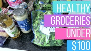 Healthy Groceries under $100 | Weight Watchers Grocery Haul 2019| Meal Plan Family of 3