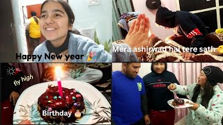 Soma ka Birthday celebration 🥳 sath hi new year 😍