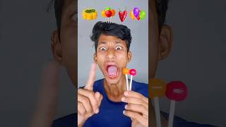 Jelly, lolipop, chilli, balloon🧀🍭🌶️🎈😿#eatingchallenge #asmr #food #mukbang #shorts