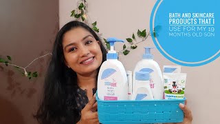 BATH AND SKINCARE PRODUCTS THAT I USE FOR MY 19 MONTHS OLD SON