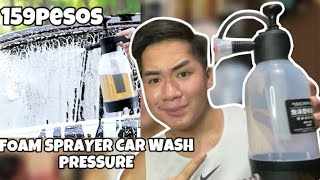 159PHP LAKING TIPID SA PAGLINIS!💦🫧 foam sprayer CAR WASH pressure!😱