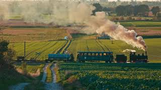 Autumn and Borsig Bn2t on railroads lines in Żnin Poland