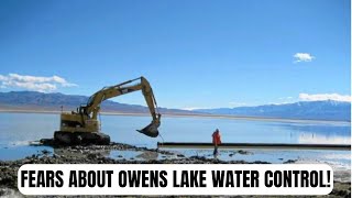 After record runoff from winter storms, many fear to  Owens Lake.