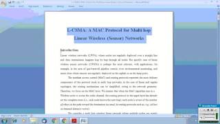 L-CSMA A MAC Protocol for Multihop Linear Wireless Sensor Networks