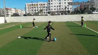 ecole de football Dream Temara: conduite de balle مدرسة كرة القدم