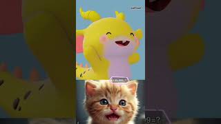 Winning yellow dino 👑🍔 || #trollcat3 #trollworld #catvideos #short #trollcat