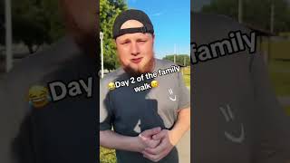 Day 2 of the family walk #couples #familyvlog #duet #comedyfilms