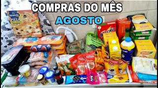 COMPRAS DO MÊS NO ASSAÍ ATACADISTA | GASTAMOS MUITO? | AGOSTO 2021