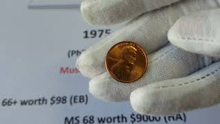 Rare 1975 Penny Worth $9000.  Do you have it?