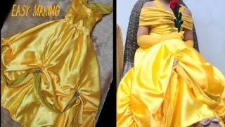 Belle Costume #costume #disneyprincess #beautyandthebeast #dressmaking #tutorial