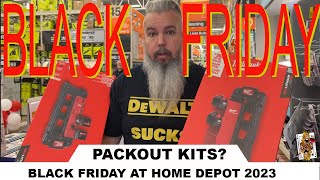 Today IS  BLACK FRIDAY! WHAT TOOL DEALS AT HOME DEPOT 2023, Milwaukee PACKOUT COMBO, DeWalt, Ryobi