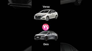 Nissan Versa va Chevrolet Onix versiones tope #nissan #versa #chevrolet #onix #comparacion #mexico