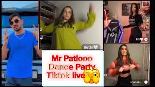 Mr Patlooo Dance Party With Girls|very funny english by mrpatlooooo Tiktok live|JuttSabb (18dec23)