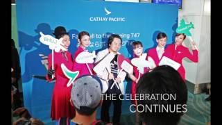 Cathay Pacific Farewell 747 Flights: Hong Kong - Haneda - Hong Kong