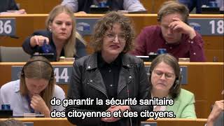 Marie Toussaint interpelle le Parlement européen sur le scandale des pesticides