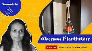 Macrame plant hanger//Diy planter// Macrame plant hanging //Easy macrame tutorial