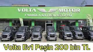 Volta Ev1 de 2024 sonu büyük kampanya Peşin 200 bin TL