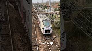 11/2022 Arrivée d’une US de Regiolis Nouvelle Aquitaine vu sur le Pont de la Gare de Dax