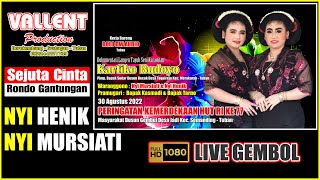 SEJUTA CINTA /RONDO GANTUNGAN || NYI HENIK & NYI MURSIATI ||  KARTIKO BUDOYO ||  BOLO DEWE AUDIO