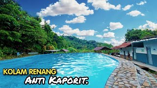 Kolam renang alami pegunungan. Batu Aseupan Bogor Jawa Barat.