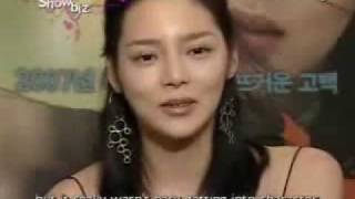 Joo Jin Mo & Park Si Yeon - A Love - Interview - 08/28/2007 Press