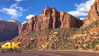 The Wonder of Zion National Park | 4K Relaxing Scenic Drive | Utah Route 9