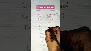 Verb Ki Forms #english