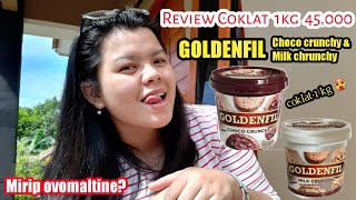 REVIEW COKLAT 1 KG | Goldenfil Choco Chrunchy & Milk Chrunchy | Review eps.3