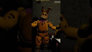 SpringBonnie Spring LOCKS! #fnaf #fivenightsatfreddys #roblox #rp #roleplay #robloxedit #robloxshort