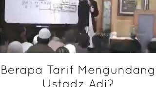 Berapa tarif mengundang ustadz Adi Hidayat?