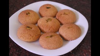 Nan khatai cookies/Aata cookies/No maida,No butter,No mould cookies recipe/Heathy cookies recipe